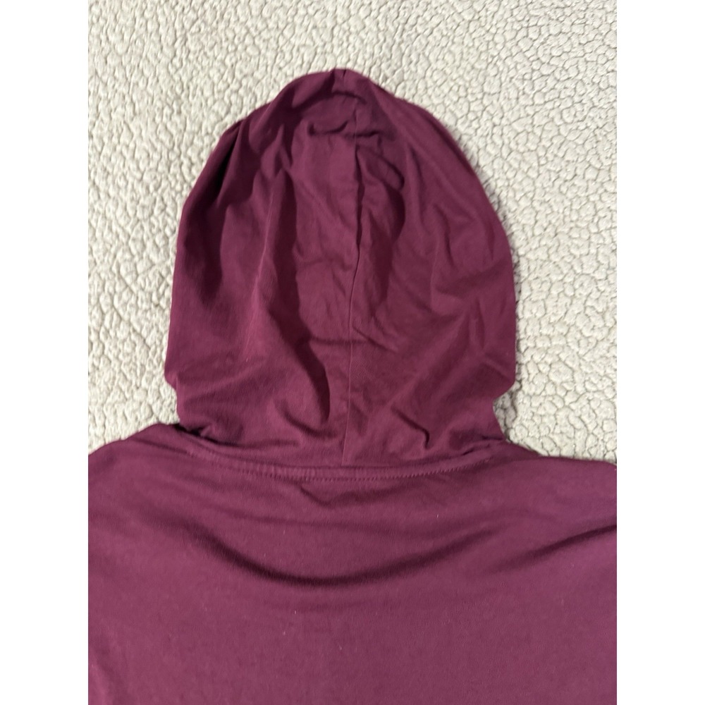Polo Ralph Lauren Shirt Men Medium Maroon Blue Tee Hoodie Pullover Lightweight - Picture 7 of 11